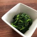 栗丸うさぎ's cooksnap of when they made ごま油香るほうれん草のおひたし.