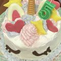 ＊mikannn＊'s cooksnap of when they made 夢の世界　ユニコーン　バースデーケーキ.