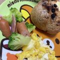 クックY7TT9A☆'s cooksnap of when they made ✿朝食にブロッコリーとウィンナー炒め.