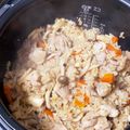 クックACGCN6☆'s cooksnap of when they made ごろごろ鶏もも肉ときのこの炊き込みご飯.