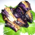 monemaruku's cooksnap of when they made 小ナスのひき肉はさみ揚げ.
