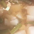 lazy8's cooksnap of when they made *かぶとオクラのコンソメあんかけ*.