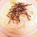 hitomi♪＊'s cooksnap of when they made ムッチムチ☆レンチン明太クリームうどんஐ.