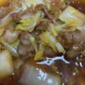 クック0CS64I☆'s cooksnap of when they made 豚バラと白菜のうま煮.