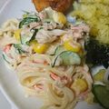 NACHIMAE's cooksnap of when they made スパサラ(ツナ入り).