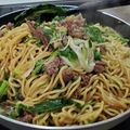ｸﾏﾘｴ's cooksnap of when they made 牛肉と長ねぎのオイスターソース焼きそば。.