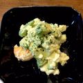 ばたみそーぱん☆'s cooksnap of when they made エビとアボカドの洋風白和え.