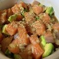 P氏＊'s cooksnap of when they made ★コストコの生サーモンで満腹ポキ丼★.