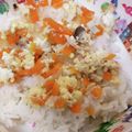 どらど～ら's cooksnap of when they made 離乳食後期★鶏ささみと野菜たっぷり親子丼.