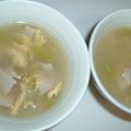 monemaruku's cooksnap of when they made 朝ごはんに。すばやく、おいしく卵スープ♪.