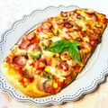 なつき☆ミ's cooksnap of when they made ☀ヨーグルト活用ピザ生地☀もっちりよん❤.