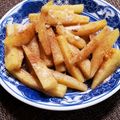 もふもふクロさん's cooksnap of when they made 焼きりんご風なシナモン香る焼きさつまいも.