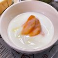 ☆あいちゃん's cooksnap of when they made ヨーグルトに、柿＆練乳♪.
