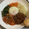 かなんこ♡'s cooksnap of when they made スキレットで！石焼きビビンパ風.