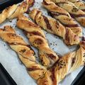 まあピアノ's cooksnap of when they made 冷凍パイシートで簡単あんこスティックパイ.