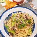 ☆ｷｬｻﾘﾝ☆'s cooksnap of when they made 白だしで簡単✤鯖缶和風パスタ.