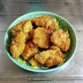 ebipeco's cooksnap of when they made ＊むね肉で！やわらかカレーから揚げ＊.