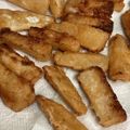 Takahashi9's cooksnap of when they made 材料3つ！フライド大根☆。.