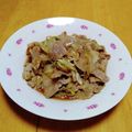 ドルフィンサーモン's cooksnap of when they made 長ねぎと豚バラの簡単ポン酢炒め。.