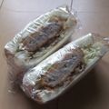 きらり流れ星's cooksnap of when they made 揚げずにオーブンで「メンチカツサンド」♪.