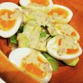はみころ's cooksnap of when they made 胃にやさしい☆アボカドと半熟卵のサラダ.