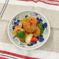 ＠mapleleaf's cooksnap of when they made うまッ！酢豚風☆肉団子の甘酢あんかけ♪.