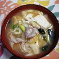 くネコまろす's cooksnap of when they made ごま油でコク旨　スンドゥブ風キムチ鍋.