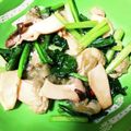 ゴロみかん's cooksnap of when they made 牡蠣と小松菜のオイスターソース炒め.