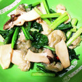 ゴロみかん's cooksnap of when they made 牡蠣と小松菜のオイスターソース炒め.