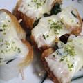 ＹＡＥＲ's cooksnap of when they made 【簡単】大葉とチーズのくるりちくわ焼き♡.