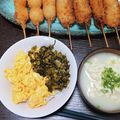 2児ママみきてぃ's cooksnap of when they made 高菜漬け&いり卵丼.