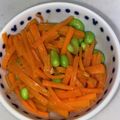まーちゃんとみーくん's cooksnap of when they made 人参と枝豆のナムル風.