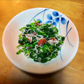 かしゅみん♡'s cooksnap of when they made 梅としらすとほうれん草のサッパリお浸し.
