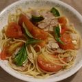 クッカーまさおちゃん's cooksnap of when they made フレッシュトマトと生ハムの爽やかパスタ.