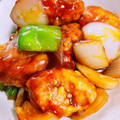 ☆★もっち★☆'s cooksnap of when they made 簡単 冷凍唐揚げの酢鶏.