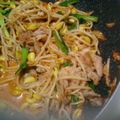 あおたいそう's cooksnap of when they made 豚とキムチ豆もやしとニラのマヨー三兄弟.