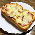 クックQPU4ZJ☆'s cooksnap of when they made パパッと簡単♪食パンピザ.
