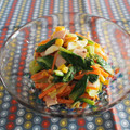 バカリャウ's cooksnap of when they made 低糖質☆青梗菜と卵のオイマヨサラダ.
