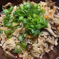 motchママ's cooksnap of when they made 豚バラとひじきの炊き込みご飯.