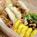ふんにゃん's cooksnap of when they made 生姜焼き♪ライスバーガー♡.