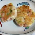 のえもゆ's cooksnap of when they made 簡単お弁当にも☆ねぎと紅生姜のはんぺん焼.