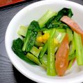 ルぴあ's cooksnap of when they made ウインナーと小松菜のソテー.
