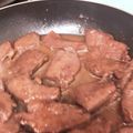 kissxxx's cooksnap of when they made 牛ハツ(心臓)肉のバター醤油焼き.