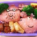 ☆2児のmama☆☆'s cooksnap of when they made ペッパピッグ キャラ弁 デコ弁.