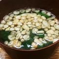 プルンバゴ's cooksnap of when they made 蕪の味噌汁～揚げ玉入り～.