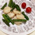 kpえもん♪'s cooksnap of when they made 簡単！アスパラとホタテのガーリック炒め.
