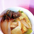 kyootan's cooksnap of when they made プラス油揚げでおいし〜い♪卵丼.