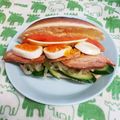 クック021E2T☆'s cooksnap of when they made おせちの残りでバインミー.