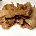 Tama's cooksnap of when they made 我が家の定番☆はちみつ味噌の生姜焼き.