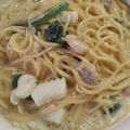 クック8W4H9J☆'s cooksnap of when they made シーフードミックスで簡単クリームパスタ！.